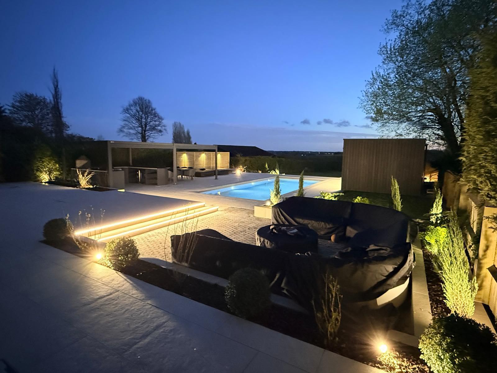 Beautifully designed garden